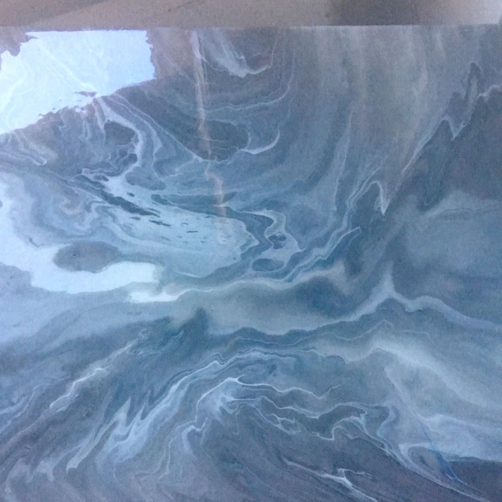 This piece is one of my favourite designs because it looks like gorgeous marble.